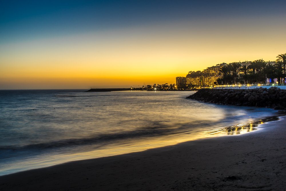 Utsikt mot Anfi del Mar fra Patalavaca på Gran Canaria